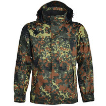 Depot camouflage parka windbreaker jacket mens tactical assault jacket outdoor German Army field camouflage clothing windproof waterproof