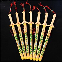 Qinglong sword childrens toy sword boy wooden bamboo plastic sword performance plastic simulation wooden sword toy sword