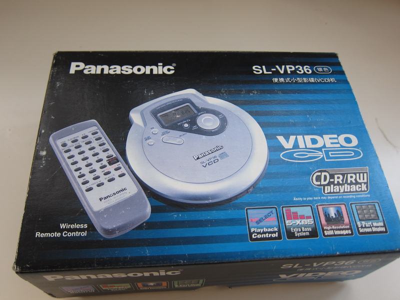 Panasonic sl-VP36 VCD/cd Walkman (see out-of-print collection)
