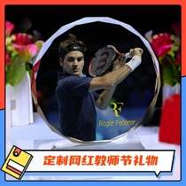 Federers surrounding Doll Doll poster souvenir to send boys friends classmates tennis fans birthday gifts
