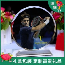 Federer around the doll doll poster souvenir to send boys friends classmates tennis fans birthday gifts