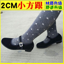 Childrens Shoes Old Beijing Shoes Girls Black Dance Shoes Small Heels Flat Red Girls Shoes Small Footwear
