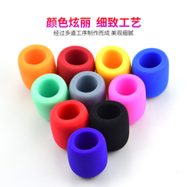 Suitable for thickening non-disposable thickening microphone sponge cover anti-slip ring anti-drop cover microphone