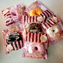 Japan Original Order New 9CM Colorful Donuts Slow Rebound with Aroma Squidy Emulation Bread Ornament Pu Boutique