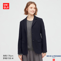 Uniqlo (designer) Womens French Soft Wool Blend Jacket (Jacket) 442909