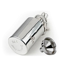 OUT-D Ao Deng stainless steel flagon-mini 1oz 38ml with stainless steel funnel F101