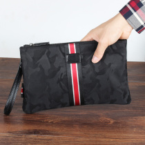 New Canvas Mens Hands Bag Large Capacity Oxford Bummer Bag Fashion Casual Clips Bag Camouflak Phone Bag Nylon