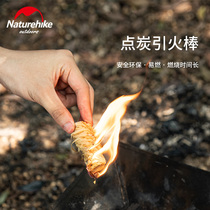 Naturehike the customer point charcoal fire stick barbecue ignite fire outdoor survival ignition stick