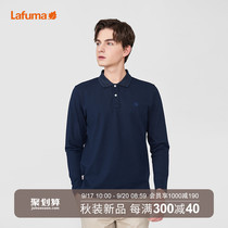 LAFUAMA Le Feiye 21 new Polo shirt skin warm long sleeve T-shirt mens lapel top LMTS1CL86