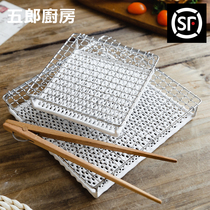  Goro SF Japan imported ceramic iron grilled net toast toast grilled fish gas grill