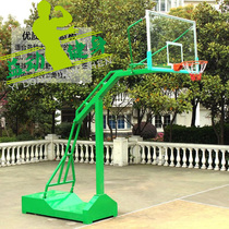 Xinjiang basketball rack box type mobile competition professional hydraulic type