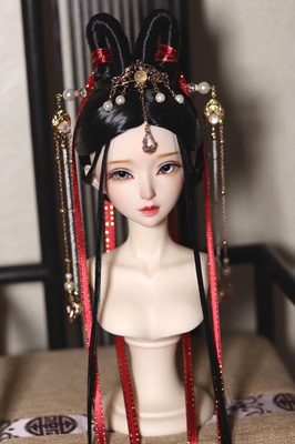 taobao agent BJD buns head jewelry ancient style accessories [Hongfu]