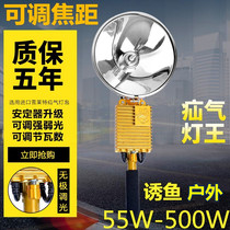 500W xenon lamp king searchlight strong light long-range 3000 meters handheld hernia lamp night fishing lamp outdoor 12V electric