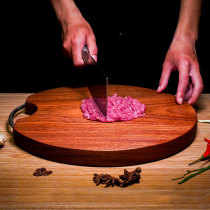 Cutting board for cutting vegetables solid wood round log black sandalwood cutting board Kitchen Wood Wood Wood Wood