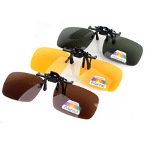  Car glasses clip Driver goggles Sunglasses anti-glare mirror Driving high beam night vision myopia polarizer