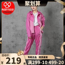  Nike Nike suit womens 2020 summer new sportswear top hooded jacket running trousers casual wear