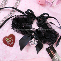 Love bar Japanese sexy sweet cool lace bell lace bow tie Joker neck ring