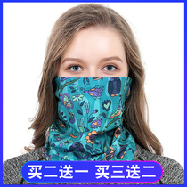 2019 New Sports magic headscarf cycling running mountaineering fishing sunscreen mask neck sleeve full face summer men and women