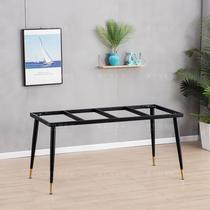 Custom wrought iron paint dining table leg bracket simple marble rock board table metal foot bracket thickened coffee table feet