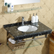 Marble washbasin Bathroom sink Wall-mounted washbasin Hotel washstand Bathroom cabinet combination set