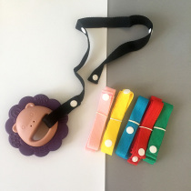 Baby Toy Tooth Gum Strap Baby Boy Cot Cart Pacifier Pacifier Anti-Loss Anti-Drop Hanging Rope Adjustable 6 strips