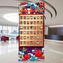 Red envelope wall display board wall personality new opening anniversary fun store celebration 2021 draw interactive creative background wall