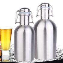 304 stainless steel beer keg white wine kettle outdoor double insulation cold portable household large capacity empty wine bottle
