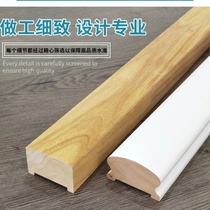 Solid Wood card slot Chinese modern tempered glass stair handrail stainless steel floor balcony guard railings buckle strip New Product