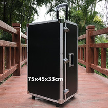 Oversized aluminum alloy toolbox tie rod multi-function repair box instrument equipment model storage box