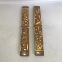 Pure copper paperweight Hongyi Master wisdom such as the sea town paper round ruler bronze ware Wenwen Four Treasures Mo Yuntang