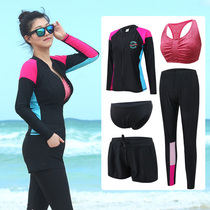New swimsuit fashion sweet romantic couple female five-piece male three-piece