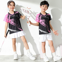 2021 short sleeve badminton suit for men and women badminton suit quick-drying breathable gymnastics suit table tennis uniform