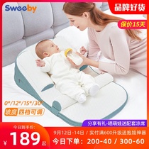 sweeby baby anti-spit milk slope cushion baby anti-overflow milk artifact newborn anti-choking pillow feeding mattress