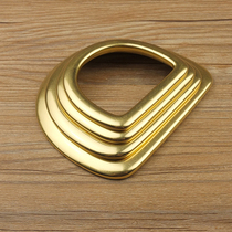 American brass harness hardware saddle hardware 55 65 75 85mm brass saddle belly buckle D ring D ring