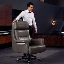 Office furniture boss office chair Cowhide big chair Computer chair Home comfort business president office chair