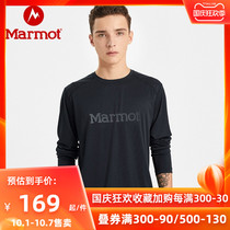 Marmot Groundhog 2021 new outdoor sunscreen UPF50 elastic breathable Men long sleeve quick dry T-shirt