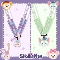 Cute ins Wind Mobile phone lanyard U card set Working Certificate keychain portable long and short hanging neck wrist rope female