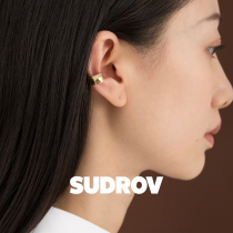 Vegetarian 2023s new 925 silver personality earrings woman without earbuds ear clip earbuds ear-ear accessories