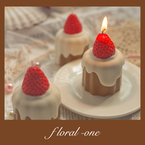 Chocolate cake * coffee fragrance cake scented candle Christmas candle birthday gift wedding gift