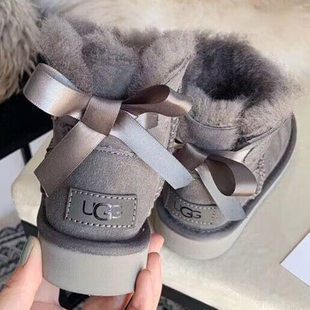 Purchasing children's snow boots, sheepskin and wool all -round children's shoes, boys, waterproof short boots, cotton shoes аUGGн