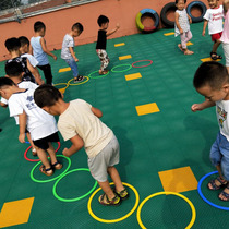 Kindergarten sensory training equipment childrens home jump House grid circle outdoor sports toys indoor physical fitness