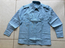 Stock Old deposit Sky blue jacket short sleeve shirt light blue long sleeve summer jacket blouse shirt eggplant half sleeve