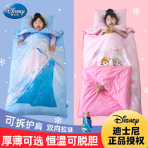 Sleeping bag baby spring and autumn childrens Four Seasons universal constant temperature cotton winter cartoon artifact middle child baby anti kicking quilt