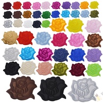 No trace repair of large medium and small rose flowers to fill the clothes pattern can be sewn down jacket hole repair patch patch