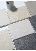 Japanese-style white body tile living room bathroom balcony floor tile wall tile bathroom non-slip brick bump
