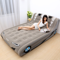Inflatable mattress Household double inflatable bed Cartoon cute single thickened and high lazy floor shop folding air cushion bed