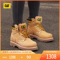 (Men and women same) CAT Carter evergreen classic yellow boots neutral breathable non-slip waterproof and wear-resistant casual boots