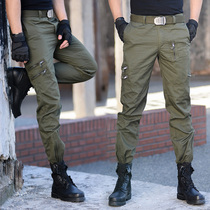 Firewire base outdoor military fan overalls mens casual sports camouflage pants cotton wear-resistant multi-pocket tactical trousers