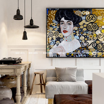 Cats Eye Adeles portrait aisle cut painting mosaic background wall restaurant background wall mosaic porch custom