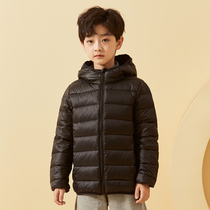South Pole people light and thin childrens down clothes boys girls CUHK childrens autumn and winter warm short baby jacket childrens clothing